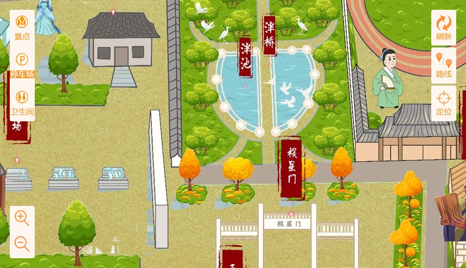 赣县手绘地图景区语音讲解导览系统：智慧景区建设的基石