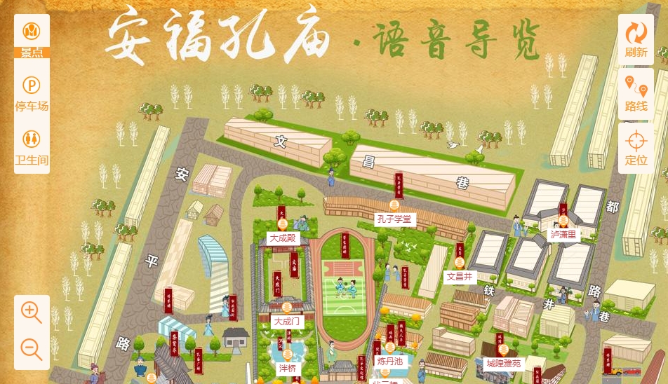 赣县手绘地图：智慧景区智能化服务的延伸